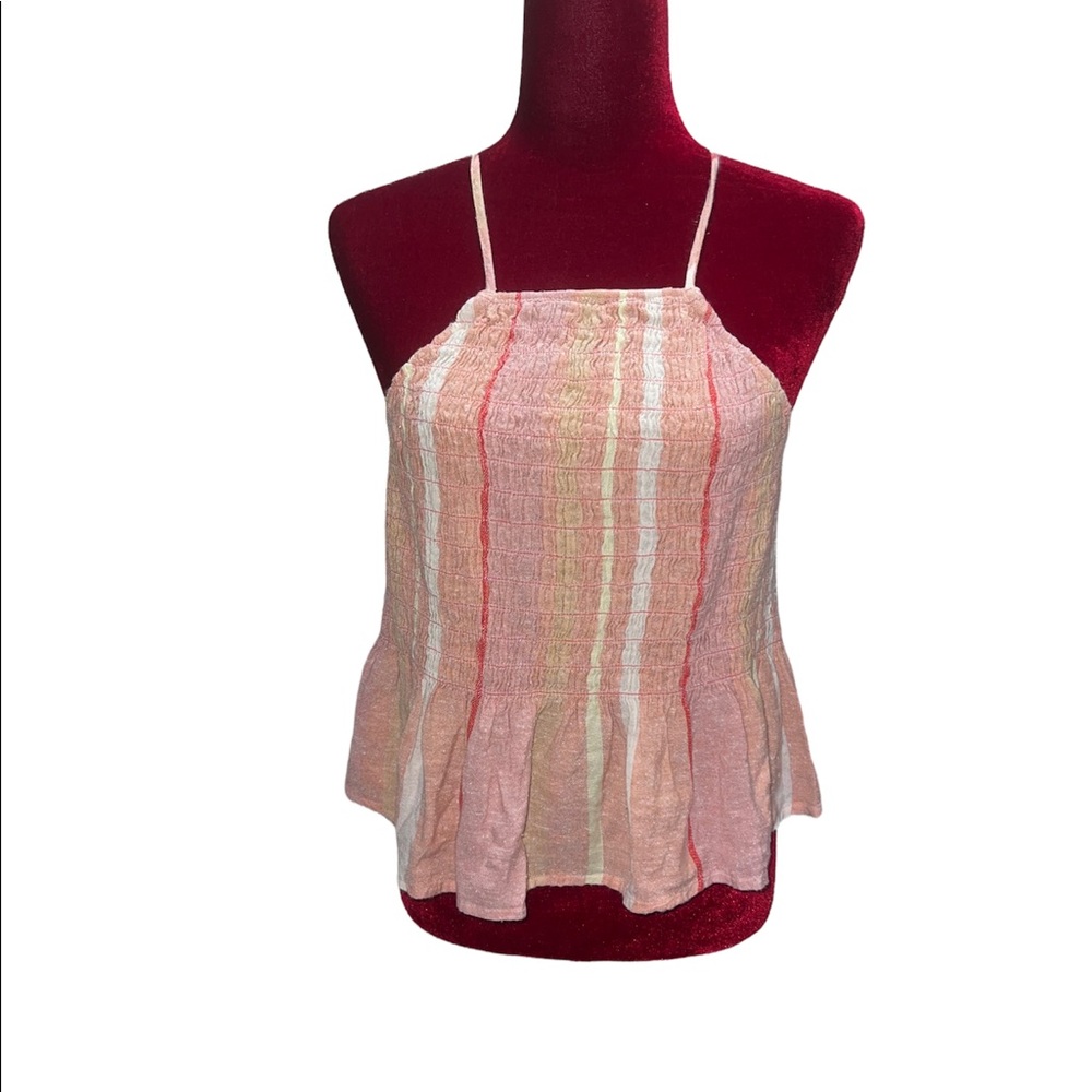 O'Neill Boho Sleeveless Tank Top Gauzy Cami Camisole S Small T3